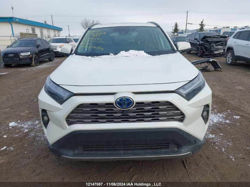 2022 Toyota Rav4 Limited VIN: 2T3DWRFV9NW147282 Lot: 12147087