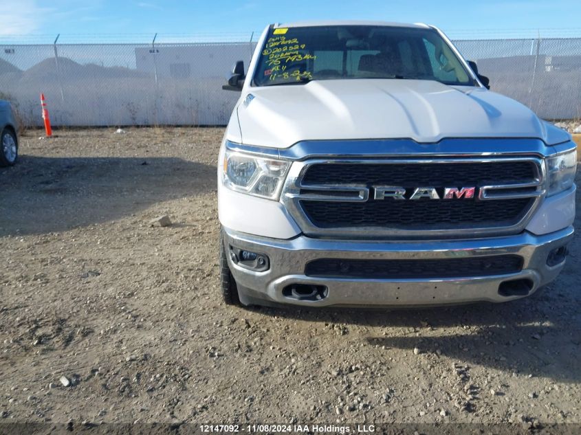 2020 Ram 1500 Tradesman VIN: 1C6SRFNT7LN202529 Lot: 12147092