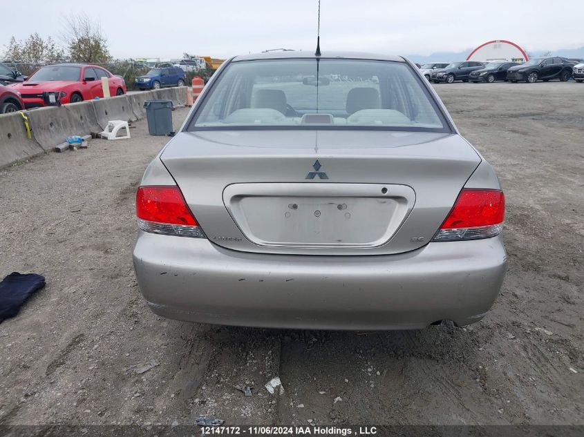 2004 Mitsubishi Lancer VIN: JA3AJ26E34U601738 Lot: 12147172