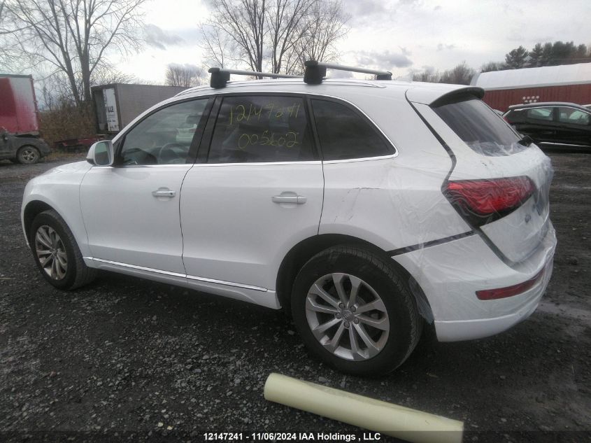 2015 Audi Q5 Premium Plus VIN: WA1LFCFP9FA005602 Lot: 12147241