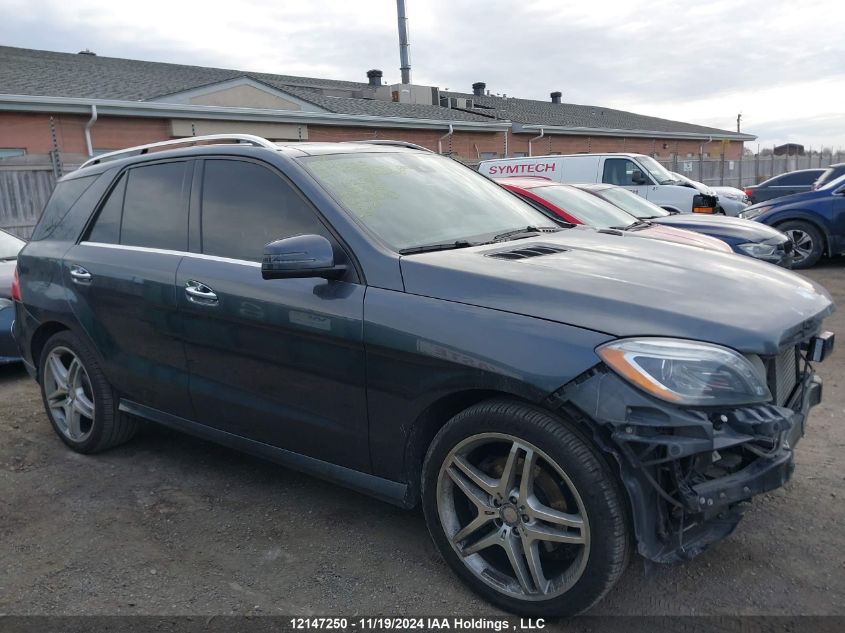 2013 Mercedes-Benz Ml-Class VIN: 4JGDA2EB1DA192318 Lot: 12147250