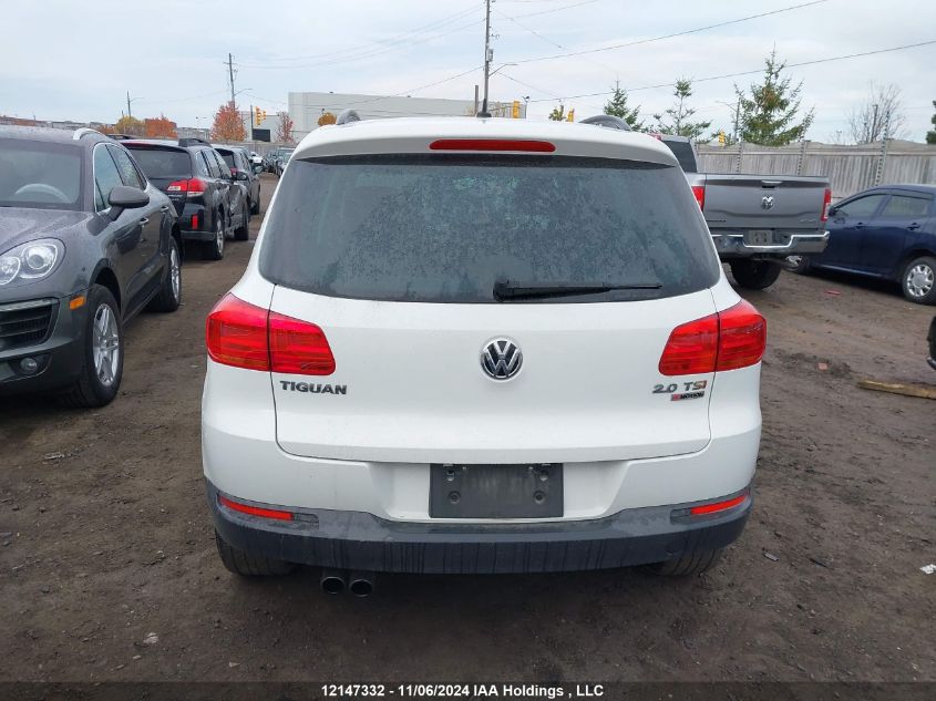 2016 Volkswagen Tiguan VIN: WVGJV7AX4GW592774 Lot: 12147332