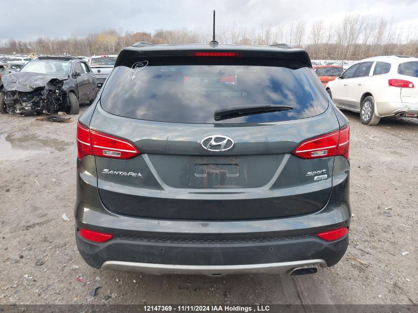 2013 Hyundai Santa Fe Sport VIN: 5XYZUDLB8DG027656 Lot: 12147369