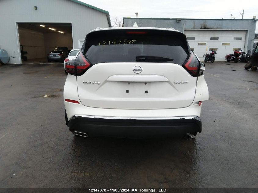 2019 Nissan Murano VIN: 5N1AZ2MS1KN116603 Lot: 12147378