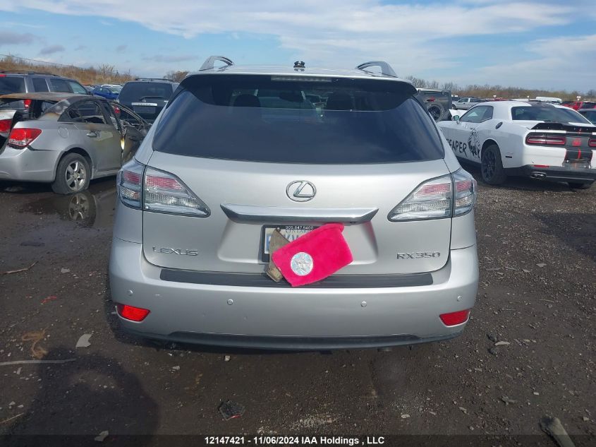 2010 Lexus Rx 350 VIN: 2T2BK1BA5AC040074 Lot: 12147421