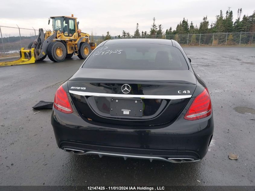 2018 Mercedes-Benz C 43 4Mati Amg VIN: 55SWF6EB6JU266789 Lot: 12147425