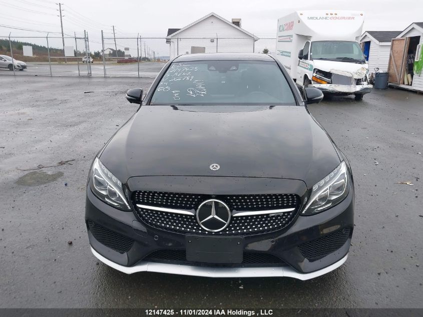 2018 Mercedes-Benz C 43 4Mati Amg VIN: 55SWF6EB6JU266789 Lot: 12147425