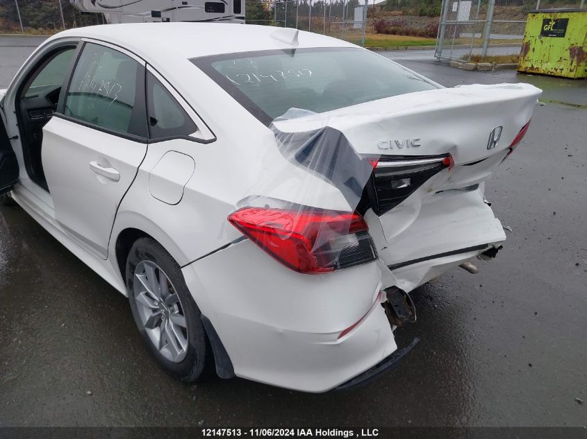 2022 Honda Civic Sedan VIN: 2HGFE2F30NH124735 Lot: 12147513