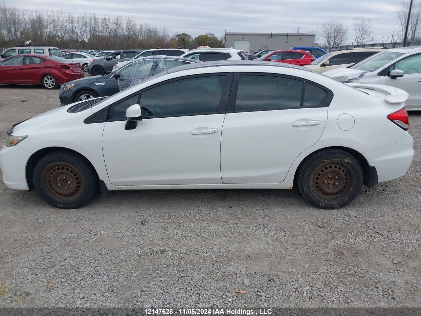 2013 Honda Civic Sdn VIN: 2HGFB2F42DH038018 Lot: 12147628