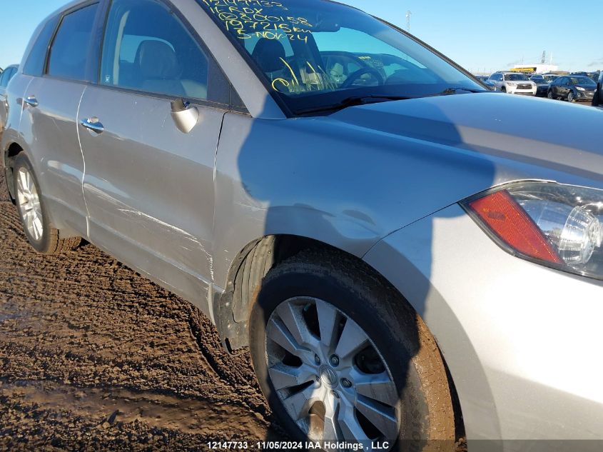 2011 Acura Rdx VIN: 5J8TB1H2XBA800158 Lot: 12147733