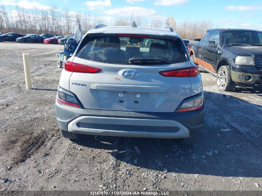 2022 Hyundai Kona Preferred Awd With Sun And Leather Package VIN: KM8K6CABXNU892178 Lot: 12147870