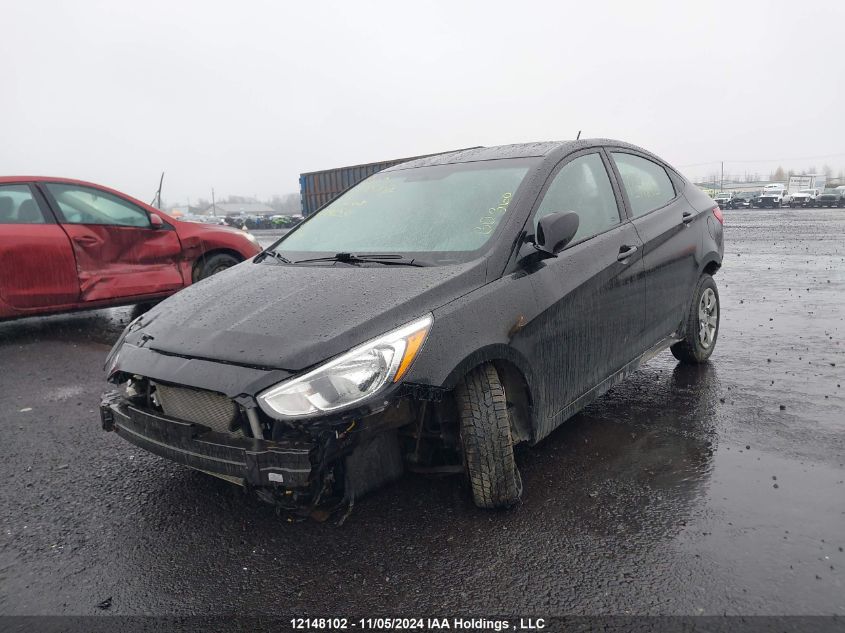 2017 Hyundai Accent Gl VIN: KMHCT4AE0HU292531 Lot: 12148102