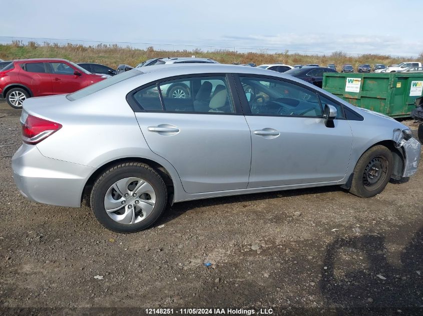 2015 Honda Civic Lx VIN: 2HGFB2F47FH027325 Lot: 12148251