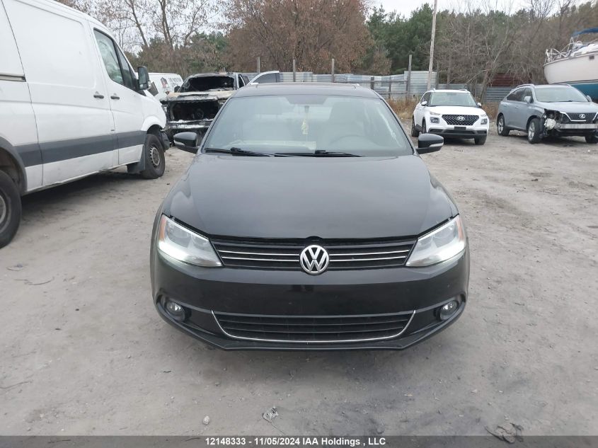 2013 Volkswagen Jetta Sel VIN: 3VWGX7AJ1DM374188 Lot: 12148333