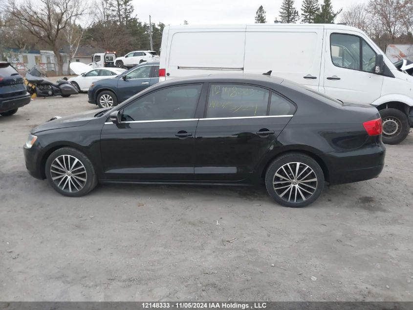 2013 Volkswagen Jetta Sel VIN: 3VWGX7AJ1DM374188 Lot: 12148333