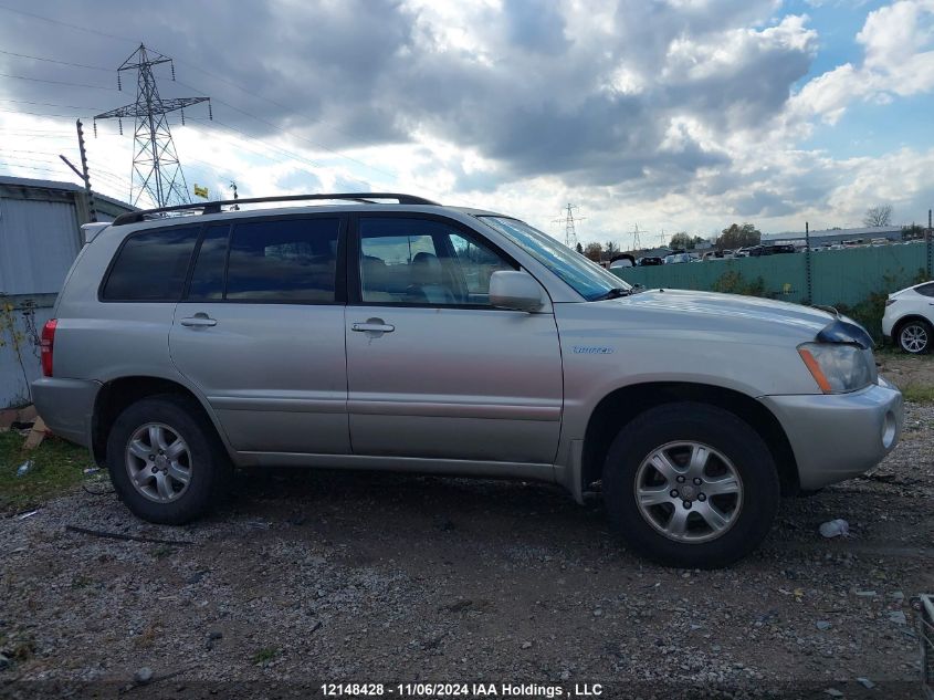 2003 Toyota Highlander Limited VIN: JTEHF21A430133168 Lot: 12148428