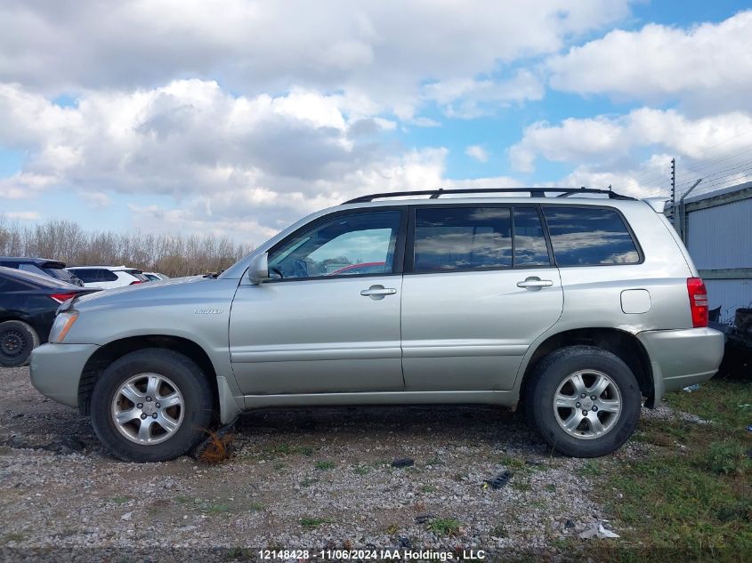 2003 Toyota Highlander Limited VIN: JTEHF21A430133168 Lot: 12148428