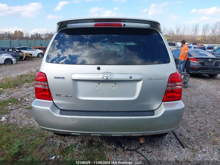 2003 Toyota Highlander Limited VIN: JTEHF21A430133168 Lot: 12148428