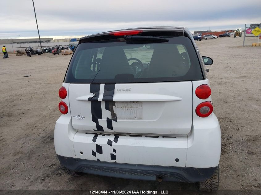 2013 Smart Fortwo VIN: WMEEJ3BAXDK618657 Lot: 12148444