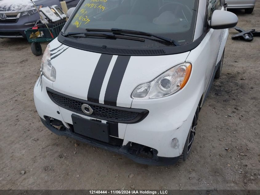 2013 Smart Fortwo VIN: WMEEJ3BAXDK618657 Lot: 12148444