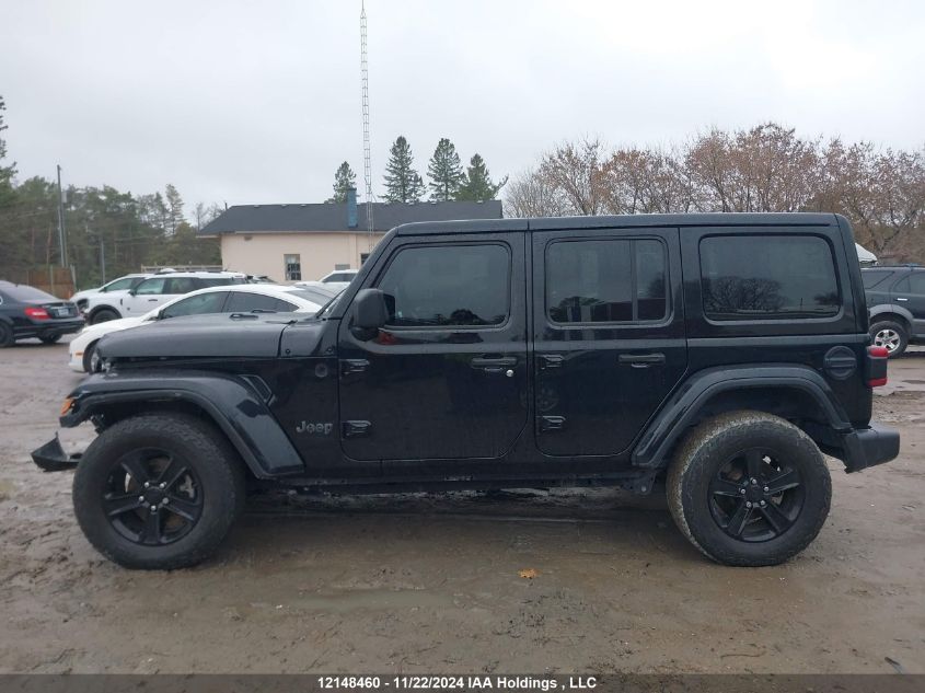 2021 Jeep Wrangler Unlimited Sahara VIN: 1C4HJXEG9MW619598 Lot: 12148460