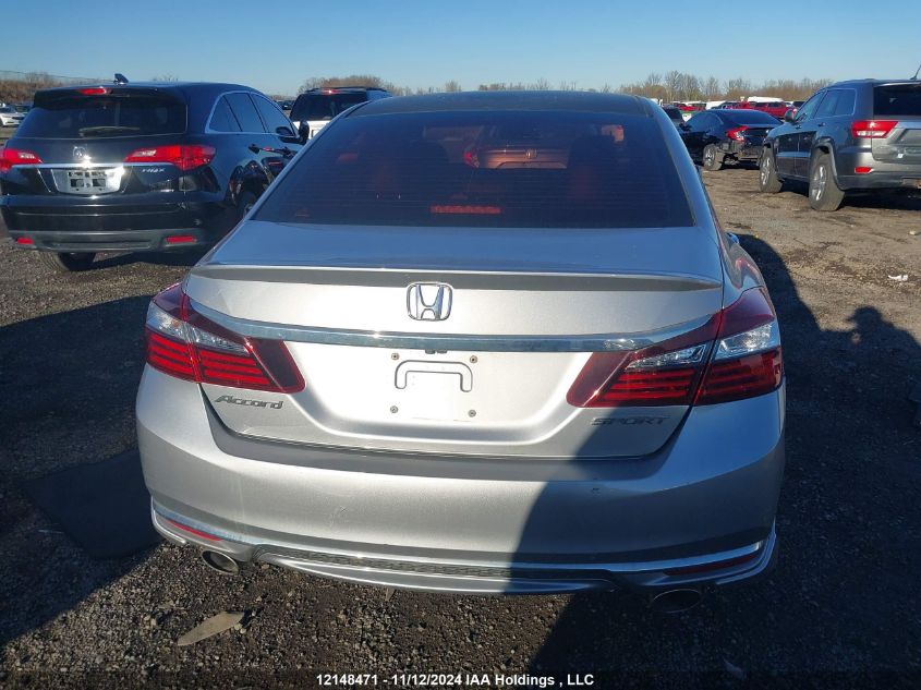 2016 Honda Accord Sedan VIN: 1HGCR2F57GA801709 Lot: 12148471