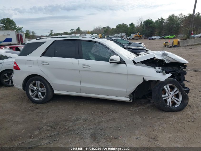 2014 Mercedes-Benz Ml-Class VIN: 4JGDA2EB8EA361333 Lot: 12148555