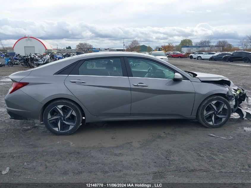 2023 Hyundai Elantra Luxury Ivt VIN: KMHLN4AG9PU517698 Lot: 12148770