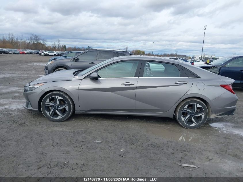 2023 Hyundai Elantra Luxury Ivt VIN: KMHLN4AG9PU517698 Lot: 12148770