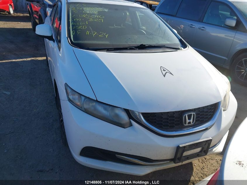 2013 Honda Civic Sdn VIN: 2HGFB2F54DH018040 Lot: 12148805