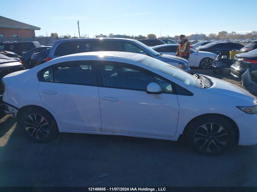 2013 Honda Civic Sdn VIN: 2HGFB2F54DH018040 Lot: 12148805