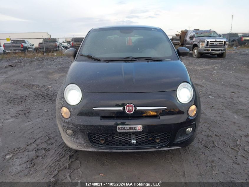 2014 Fiat 500 Sport VIN: 3C3CFFBR3ET208639 Lot: 12148821