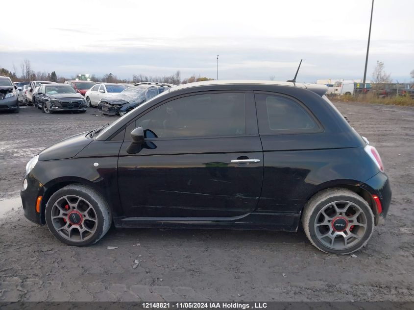 2014 Fiat 500 Sport VIN: 3C3CFFBR3ET208639 Lot: 12148821