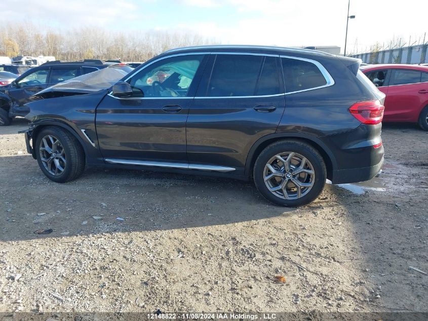 2020 BMW X3 VIN: 5UXTY5C01LLT33100 Lot: 12148822