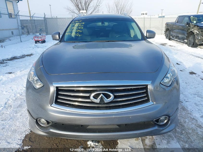 2012 Infiniti Fx50 VIN: JN8BS1MW2CM180283 Lot: 12148829