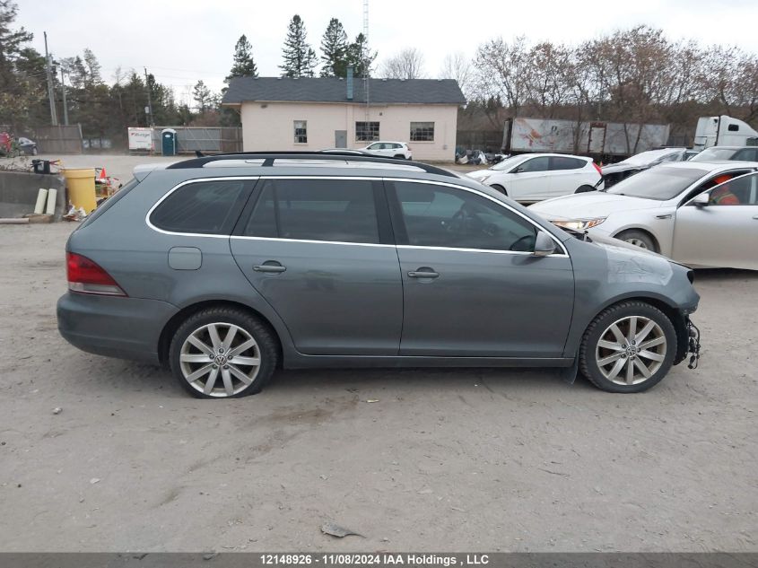 2013 Volkswagen Golf Wagon VIN: 3VWML7AJ1DM603855 Lot: 12148926