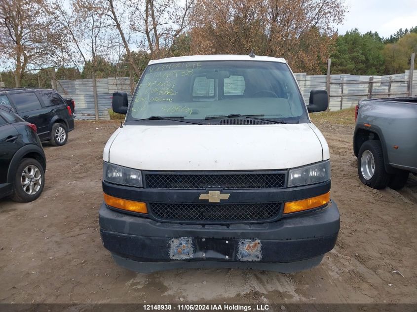 2018 Chevrolet Express Cargo Van VIN: 1GCWGBFP5J1237861 Lot: 12148938