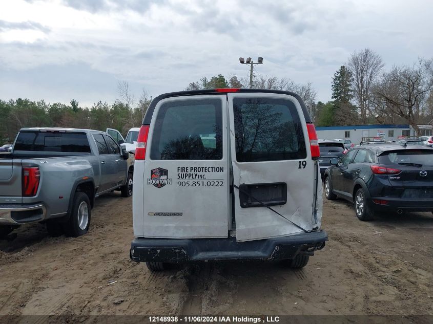 2018 Chevrolet Express Cargo Van VIN: 1GCWGBFP5J1237861 Lot: 12148938