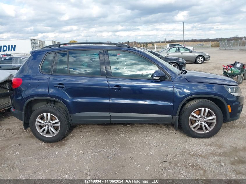 2015 Volkswagen Tiguan S/Se/Sel/R-Line VIN: WVGJV7AX6FW592886 Lot: 12148994