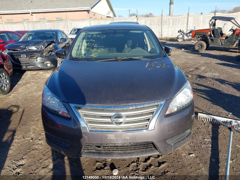 2015 Nissan Sentra VIN: 3N1AB7AP1FL649372 Lot: 12149000