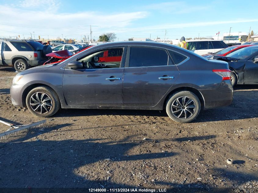 2015 Nissan Sentra VIN: 3N1AB7AP1FL649372 Lot: 12149000