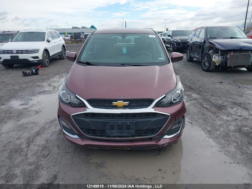 2019 Chevrolet Spark VIN: KL8CD6SA9KC730011 Lot: 12149019