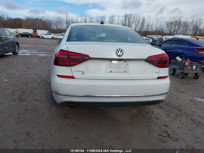 2017 Volkswagen Passat VIN: 1VWAT7A39HC048598 Lot: 12149104