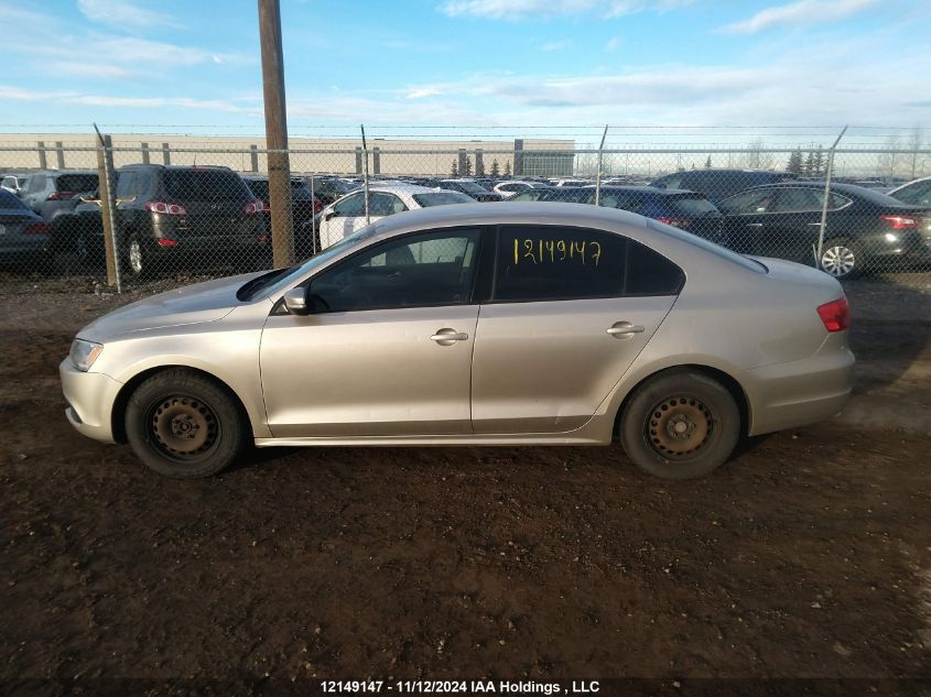 2014 Volkswagen Jetta Sedan VIN: 3VW2K7AJ4EM252807 Lot: 12149147