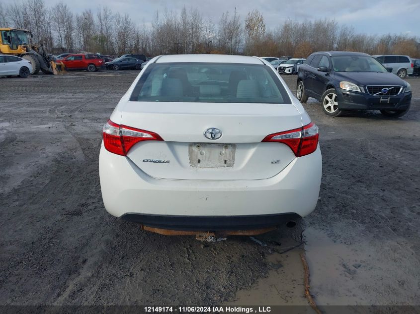 2015 Toyota Corolla Le VIN: 2T1BURHE2FC447512 Lot: 12149174