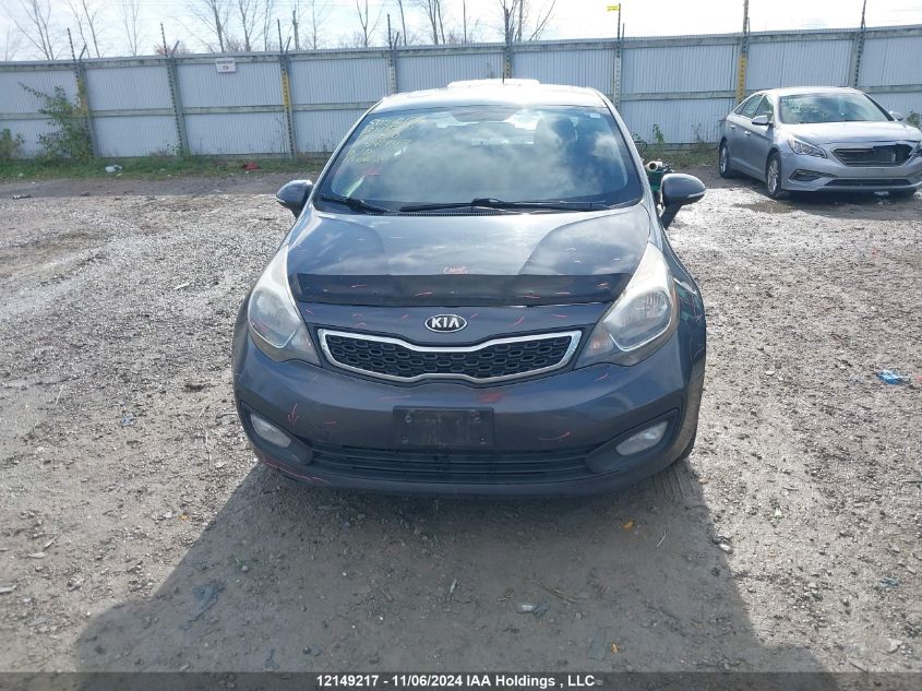 2013 Kia Rio VIN: KNADN4A34D6141947 Lot: 12149217