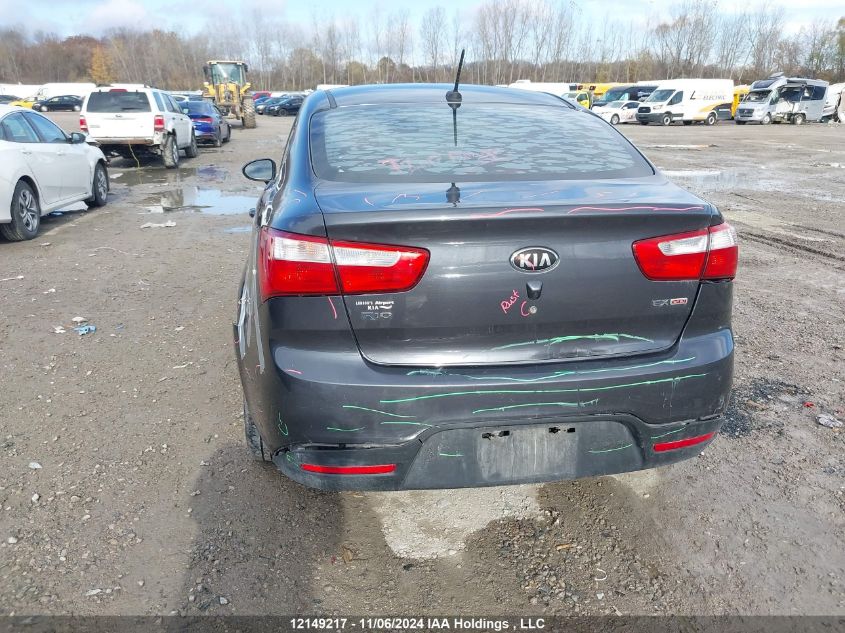 2013 Kia Rio VIN: KNADN4A34D6141947 Lot: 12149217