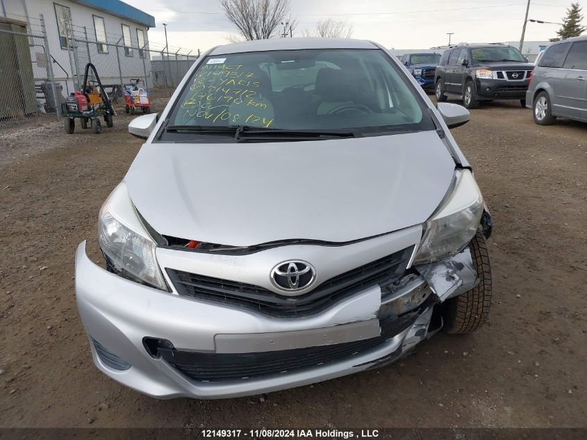 2012 Toyota Yaris VIN: JTDKTUD35CD514712 Lot: 12149317