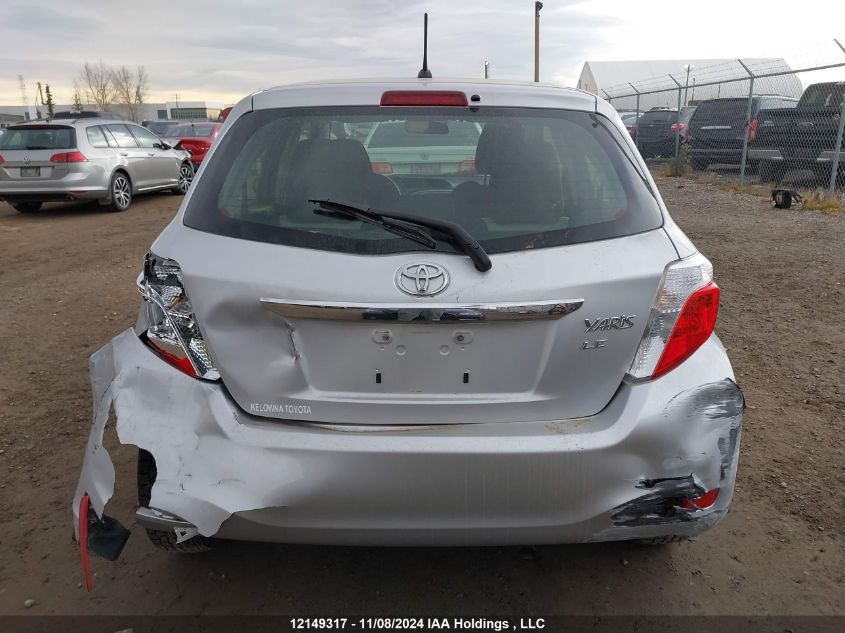 2012 Toyota Yaris VIN: JTDKTUD35CD514712 Lot: 12149317