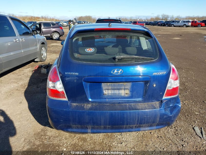 2007 Hyundai Accent VIN: KMHCN35C57U009004 Lot: 12149326